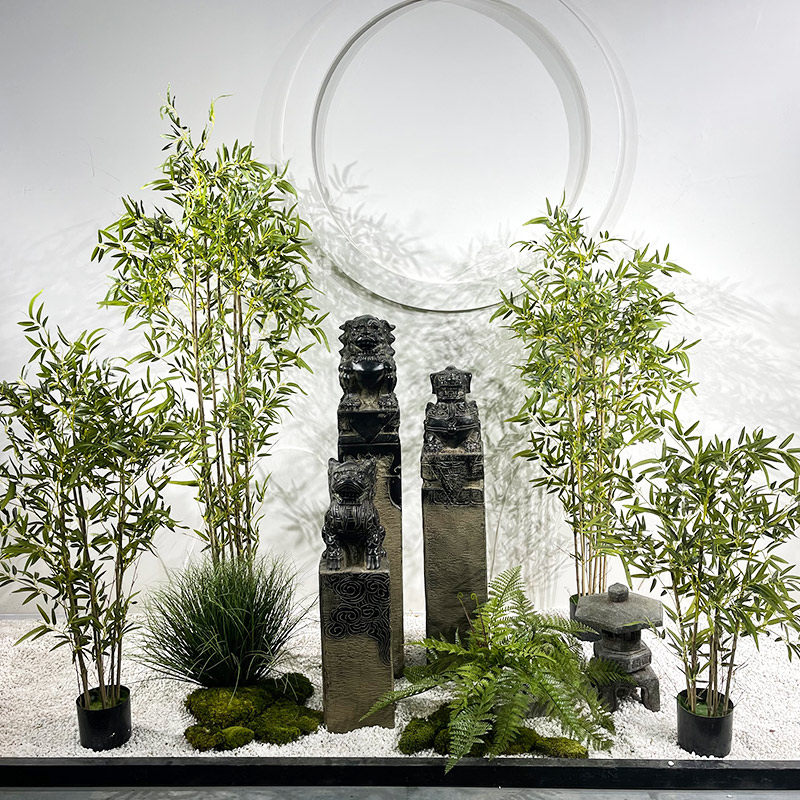 仿真竹子绿植造景大型景观室内外楼梯下中式会所软装落地场景摆件,鲜花速递/花卉仿真/绿植园艺,仿真花,淘宝优惠券,粉丝福利购,淘宝优惠卷