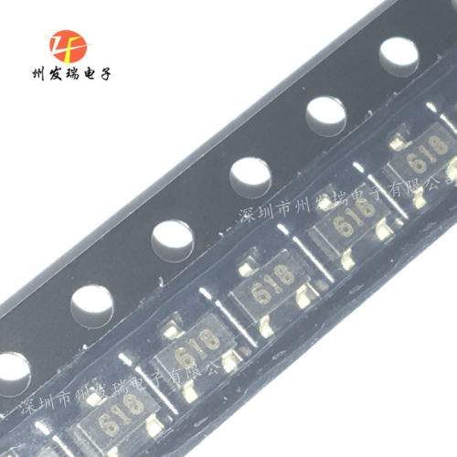 FMMT618TA  双极BJT晶体管  NPN  贴片SOT-23  丝印618