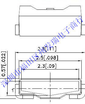 AA2810AQBS/D  贴片侧面215蓝灯 全新原装 可开16%增值税票