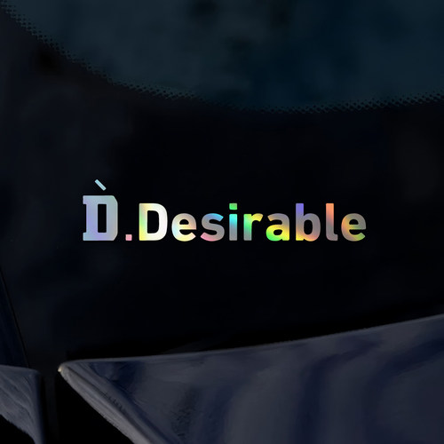 王鹤棣D.Desirable潮牌个性车贴