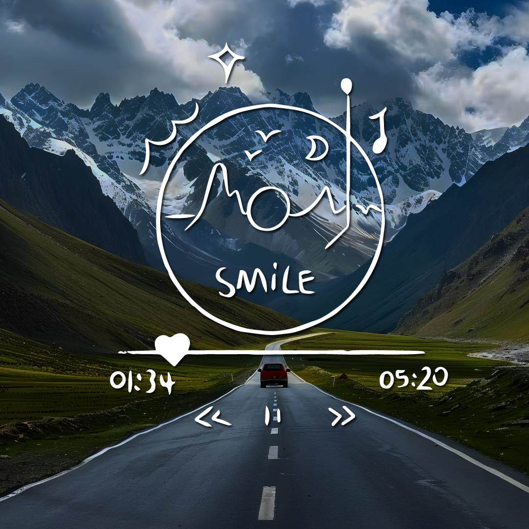 smile旅行播放器个性创意贴纸