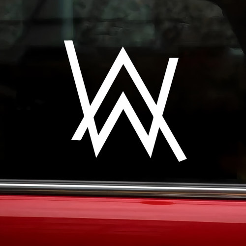 AlanWalker双层WLOGO车贴