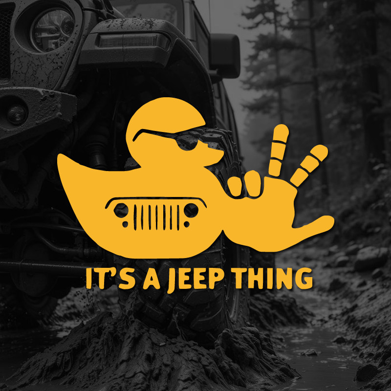 It'sAJeepThing小黄鸭车贴