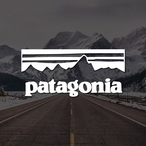 巴塔哥尼亚patagonia山脉车贴