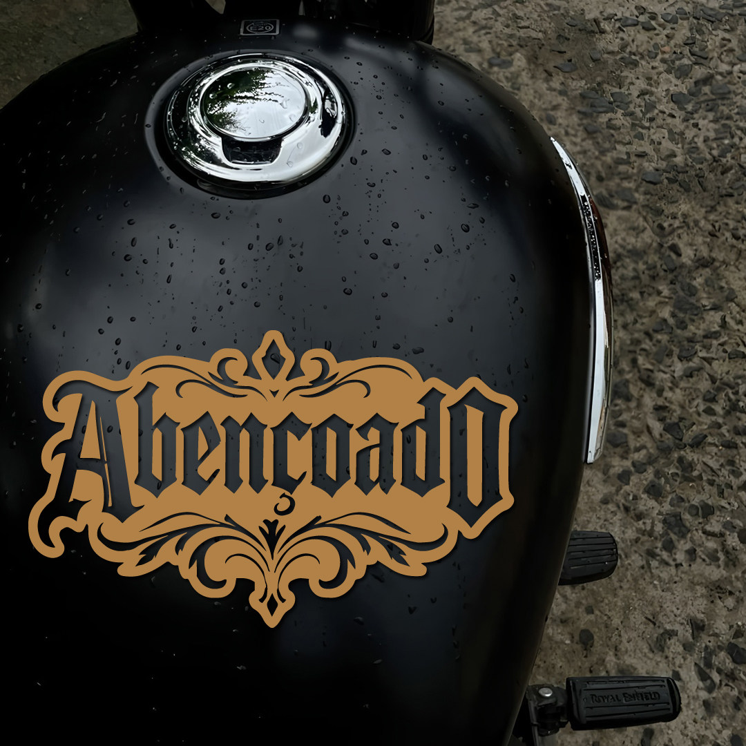 Abencoado复古雕花祝福装饰贴纸