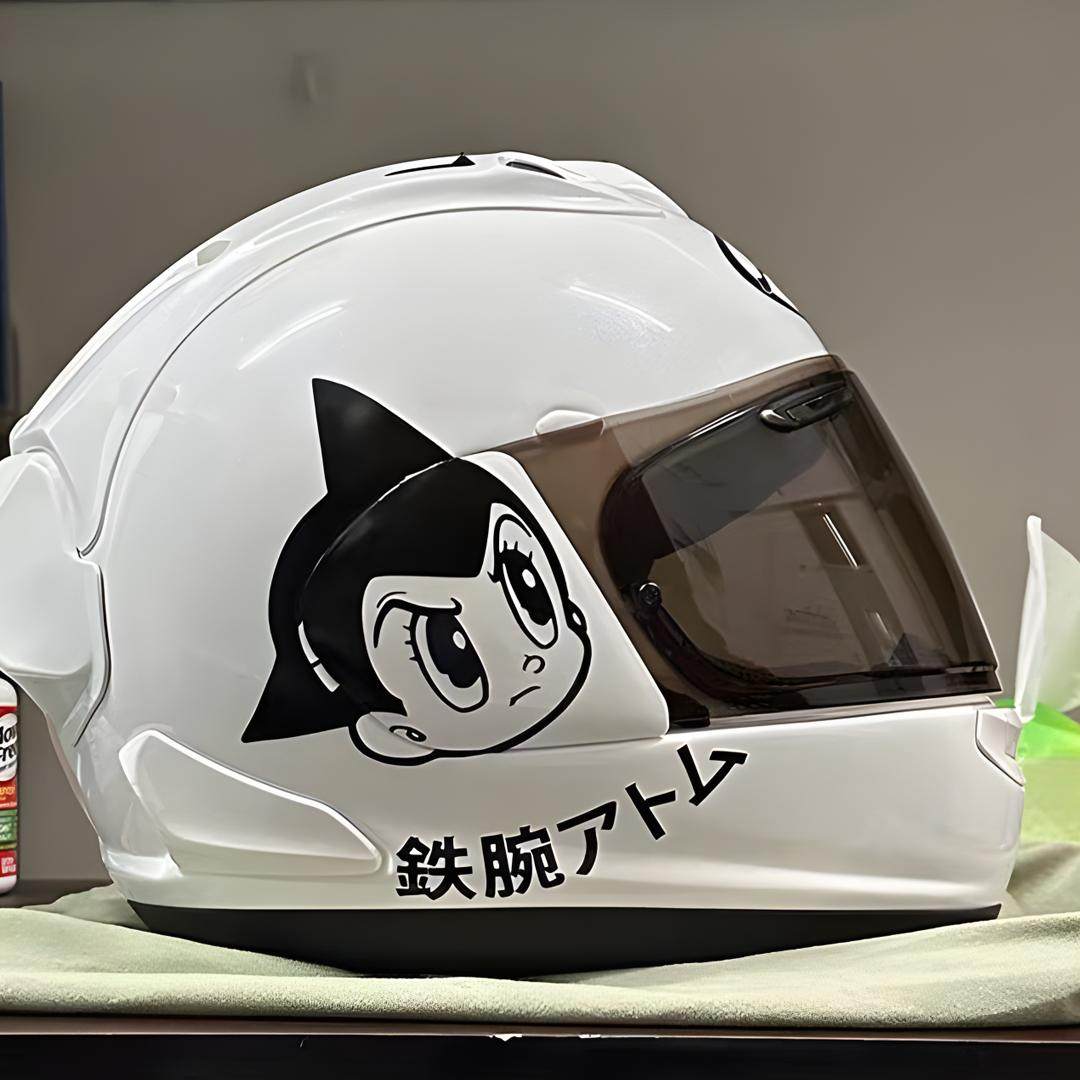 铁壁阿童木飞人卡通车贴摩托车贴花搞笑个性车贴反光汽车装饰贴纸