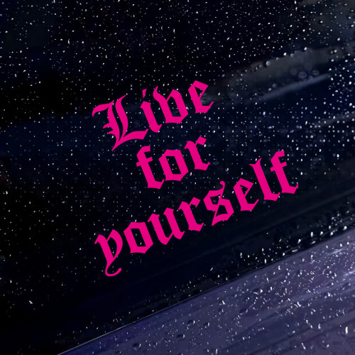 权志龙Liveforyourself车贴