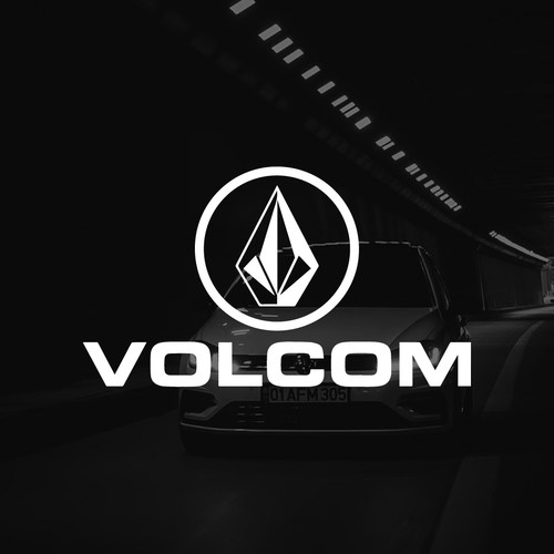 VOLCOM潮流车窗车身配饰贴纸