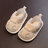 婴幼儿软底小布鞋 秋款 学步鞋 宝宝鞋 女 婴儿鞋 子男家居鞋 室内地板鞋