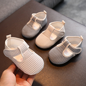 软底女1岁婴幼儿室内鞋 男宝宝鞋 婴儿学步鞋 手工布鞋 子春秋地板鞋