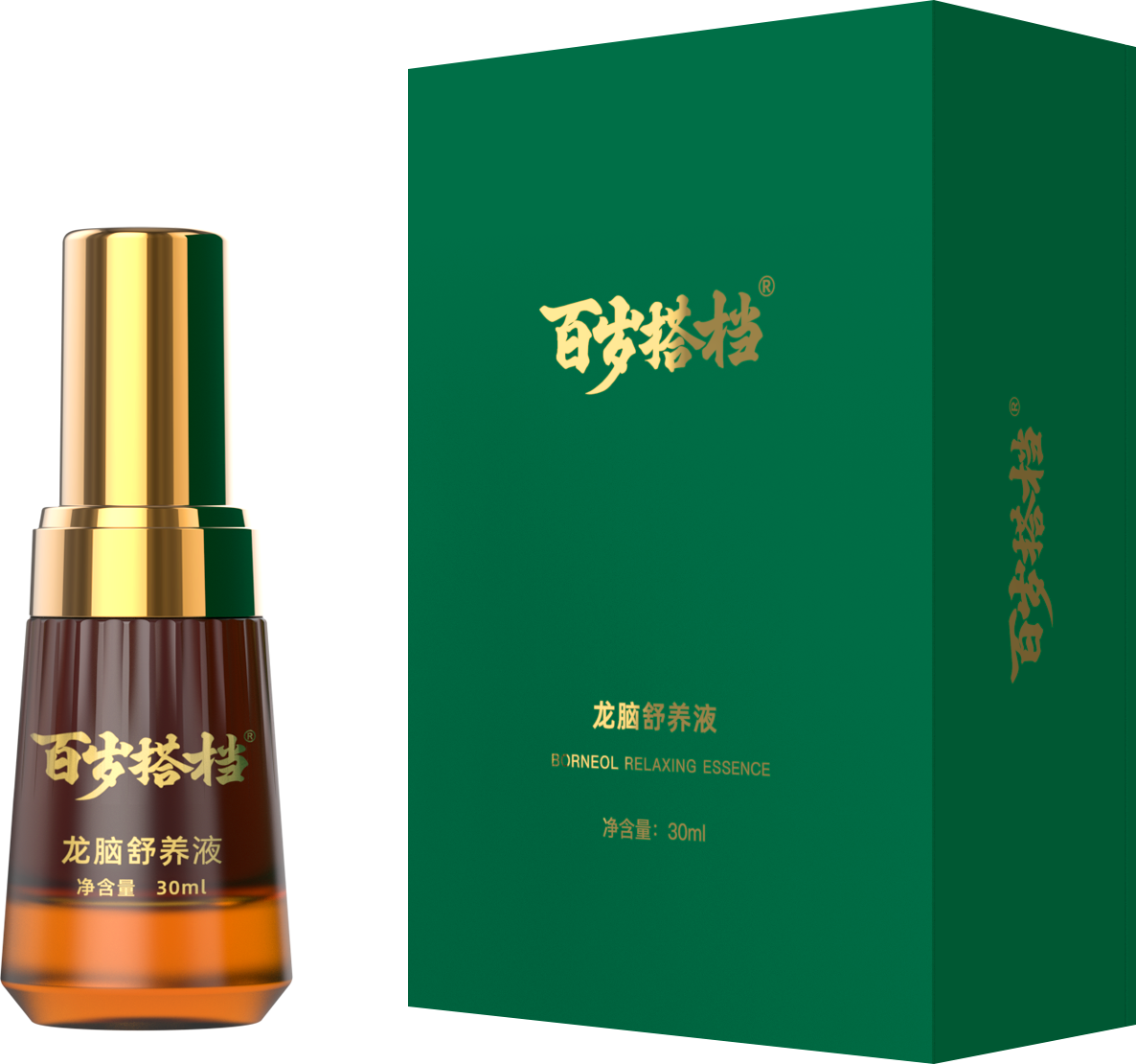 百岁搭档龙脑舒养液喷雾全身疏通刮痧发热按摩推拿油30ml