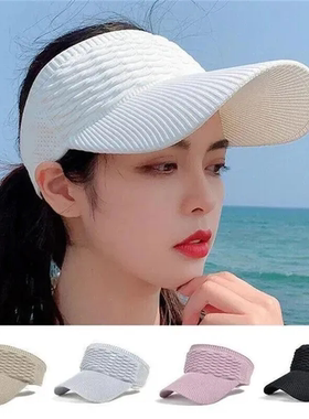 空顶帽女韩版春夏户外运动