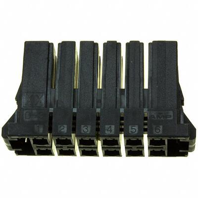 TE Connectivity 矩形连接器 外壳 1-917659-6
