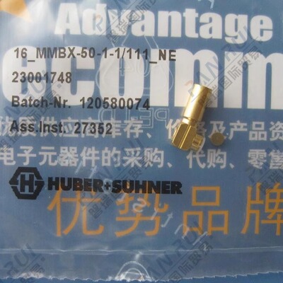 16MMBX-50-1-1/111NE Huber Suhner 同轴射频连接器 直角插头