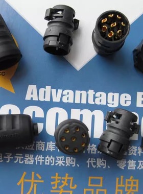 【现货】EN3C8FX Switchcraft 圆形连接器 8路 母型插口 插头