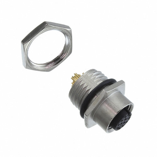 Amphenol 圆形连接器 M12A-12PFFS-SH8001