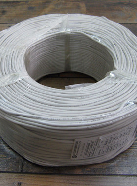 UL2464 电子线 美标28AWG PVC三芯铜线80℃ 300V 白色305米 现货