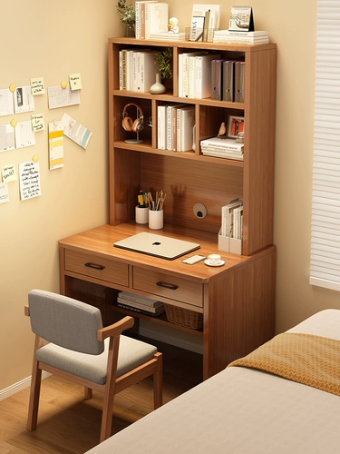 Стол, книжная полка, встроенный стол, студенческий домашний учебный стол, стол для спальни, офиса, компьютера, маленькая стена квартиры, узкий стол