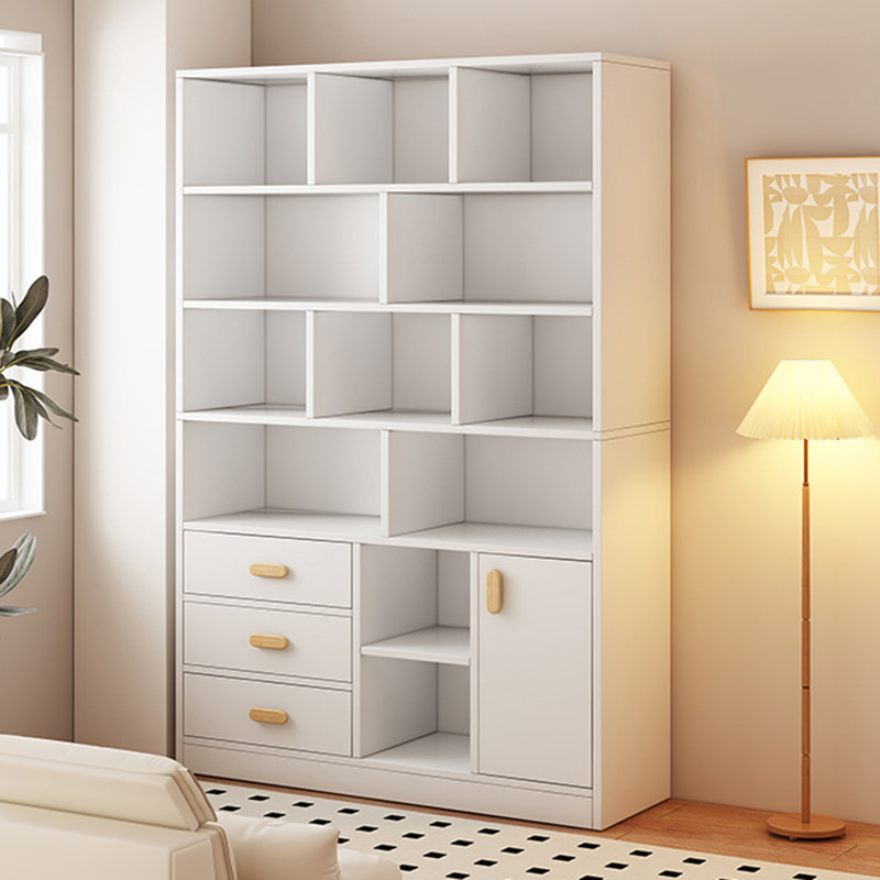 书柜落地置物架客厅隔断靠墙书架储物柜一体柜子简易收纳柜储藏柜,住宅家具,单个书柜,淘宝优惠券,粉丝福利购,淘宝优惠卷