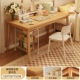 [Комбинация стола и стула★Усиленная версия] Цвет необработанного дерева 120*55см