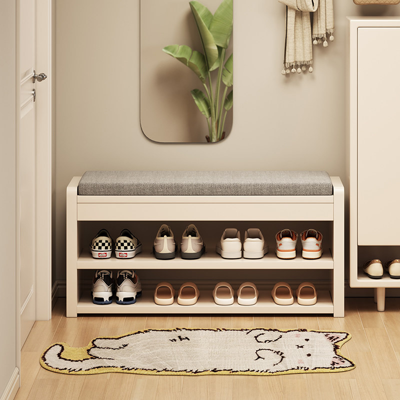 实木换鞋凳家用门口小尺寸极窄鞋架坐凳一体靠墙玄关可坐收纳鞋柜