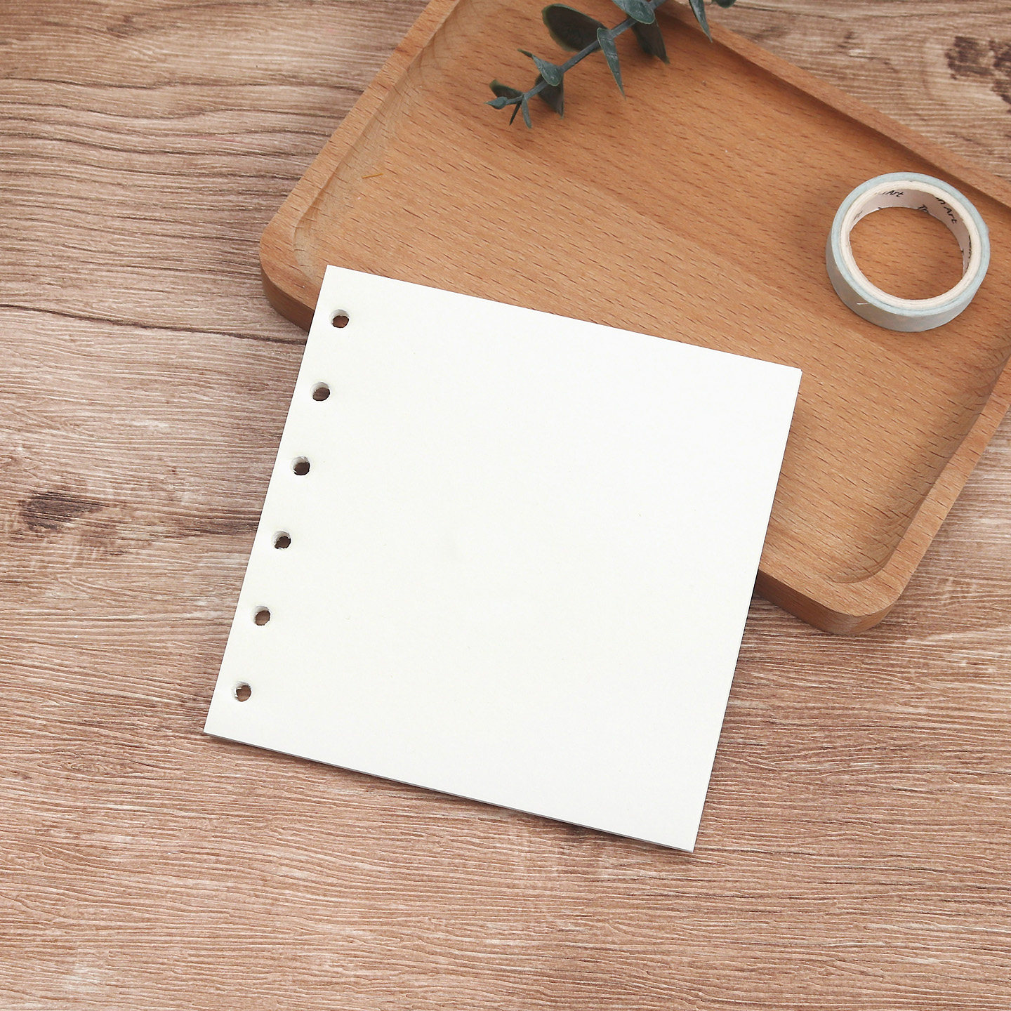 A7方方形加厚空白活页内页替芯