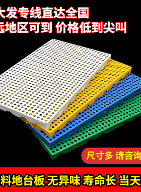 加厚塑料防潮垫板网格地台板栈板仓库托盘冷库狗笼超市货架垫高板
