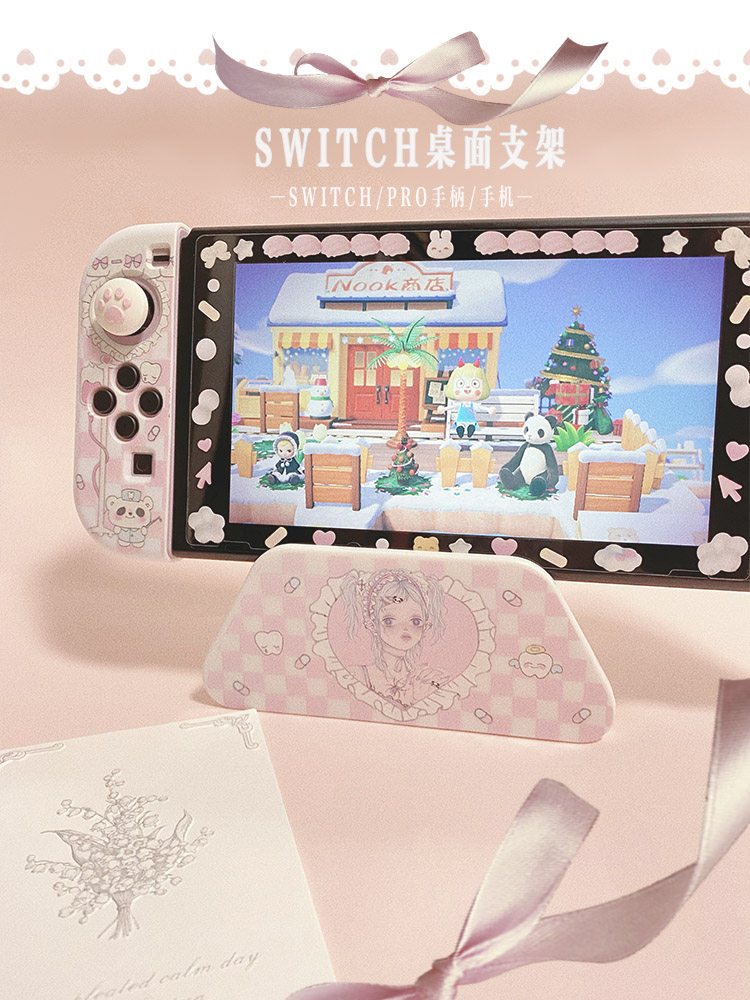 MIKOOTOM | NS 스탠드 액세서리에 적합한 오리지널 스위치 스탠드 휴대폰 이중 용도 접합 데스크탑 스탠드