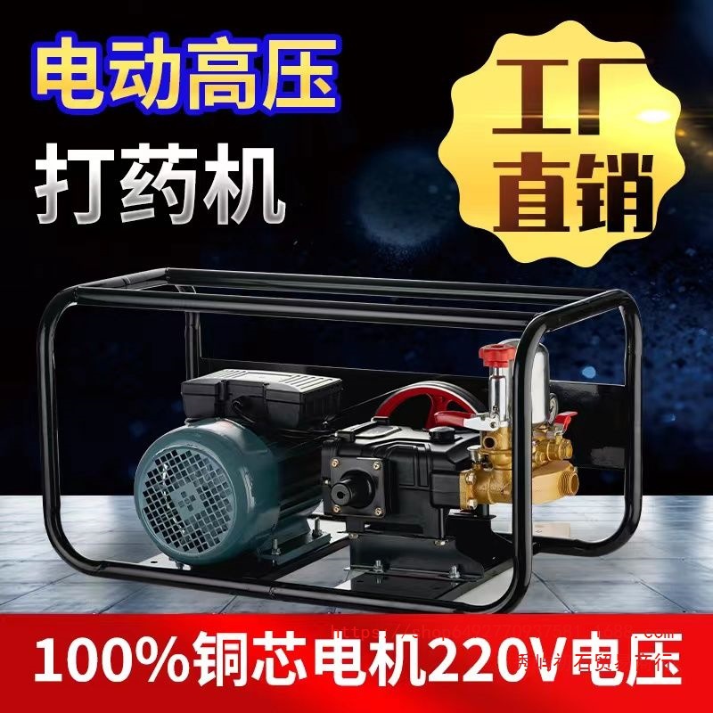 220V伏电动打药机担架式喷雾器园林果树新式高压农药机农用喷药机