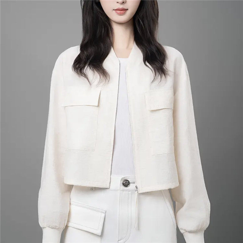 专柜正女装2025春夏新款百搭宽松休闲短外套女上衣540014-1138473