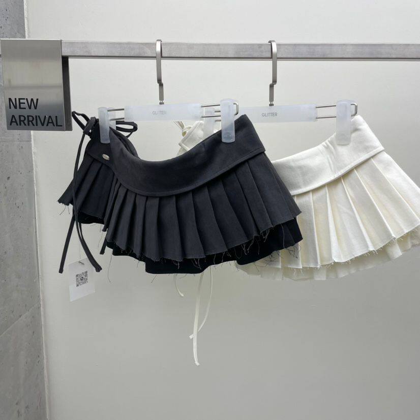 时尚百搭叠穿百褶短裙