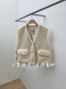 COMETE韩国东大门代购2025秋季新款装时尚百搭无袖马甲外套