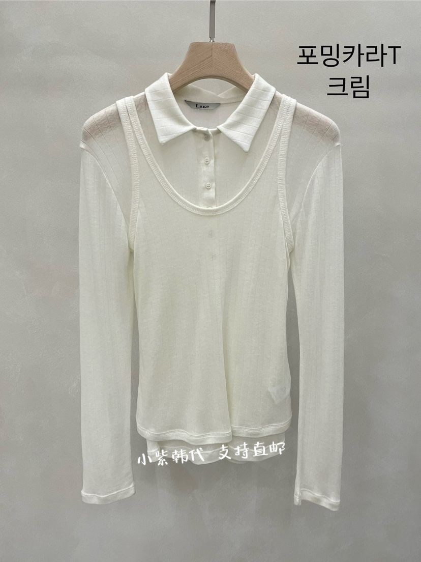 东大门25秋新款轻薄纯色POLO衫