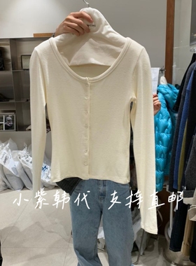 TEMPTING韩国东大门代购2025秋冬女装新款时尚百搭长袖T恤女