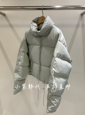 SELECT MARKET韩国东大门代购2025冬季新款立领拉链短款羽绒服女