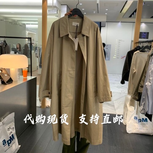 OBJECT东大门韩国2026秋季新款女装时尚百搭长款风衣外套女