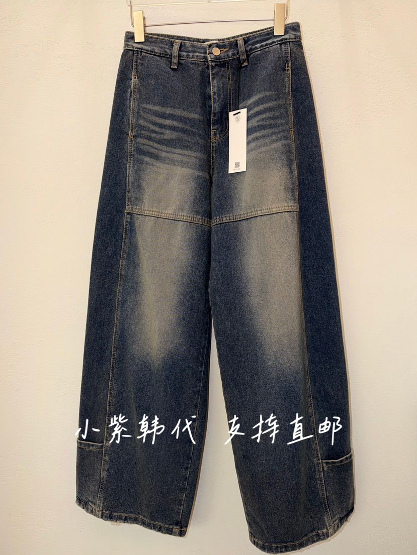 MOST OF ALL U韩国东大门代购2025冬女装新款时尚显瘦休闲牛仔裤