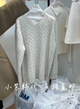 JINSIM韩国东大门代购2025秋季新款女装时尚百搭长袖针织衫女