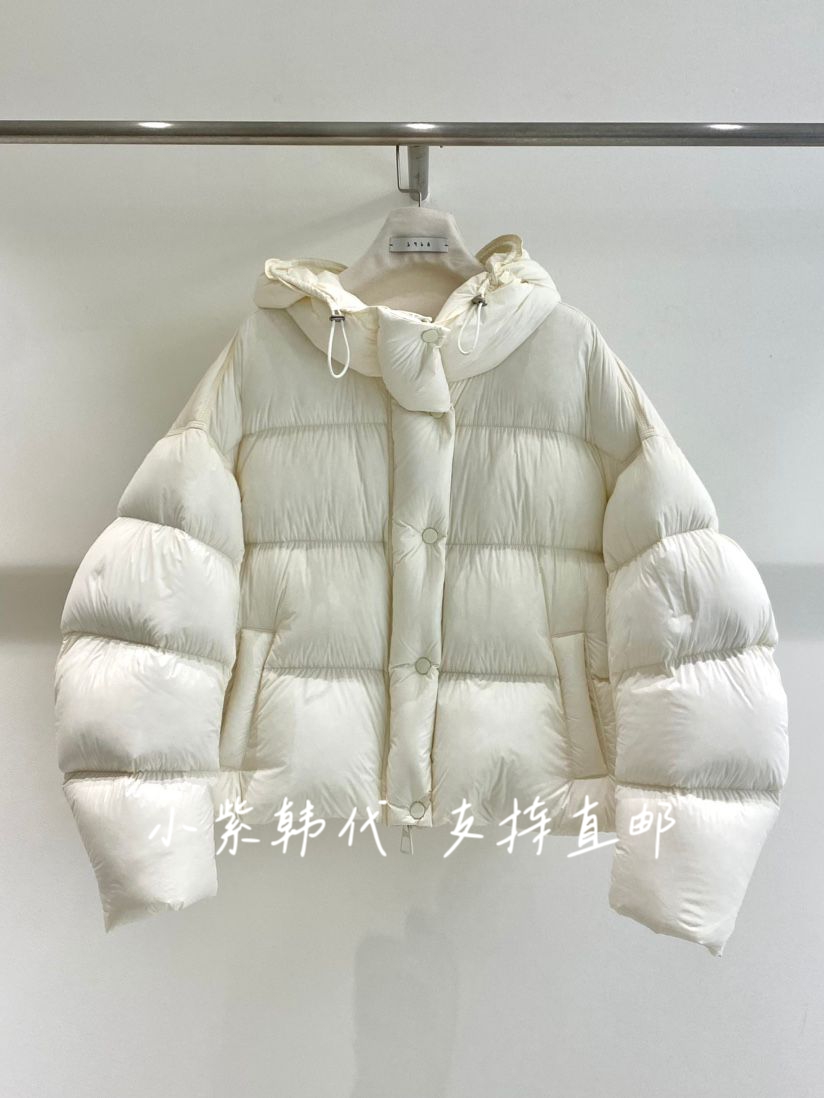 韩国东大门代购连帽鹅绒羽绒服