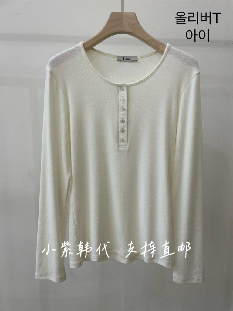 LAKE-A韩国东大门代购2025秋季新款女装时尚百搭长袖T恤女