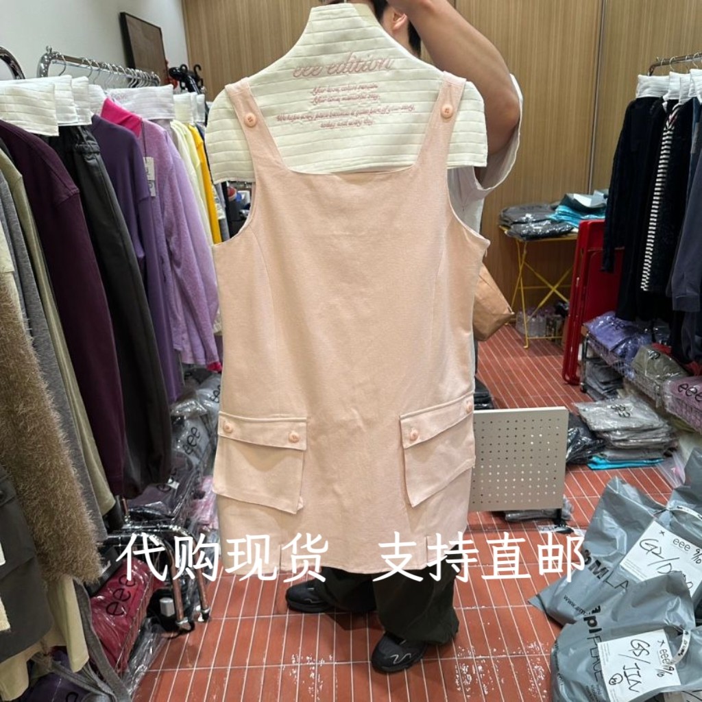 韩代EEE韩国正品东大门2026秋女装新款时尚百搭洋气背心连衣裙女图片