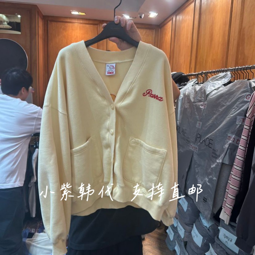 韩国GARMENT-P字母长袖开衫外套