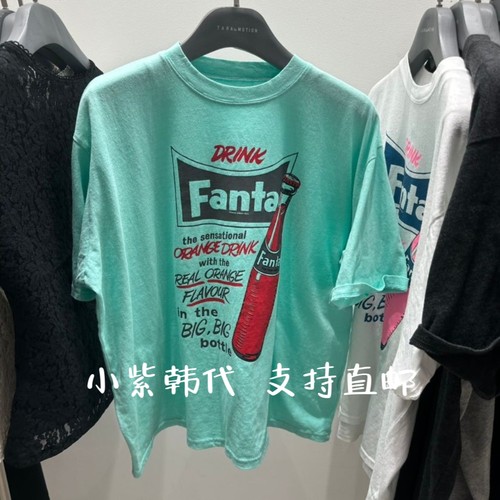 TARABY MOTION韩国东大门代购2026春新款洋气时尚字母印花短袖T恤