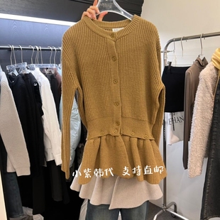 韩国东大门代购MORE THAN YESTERDAY 25秋冬新款时尚百搭毛衣女