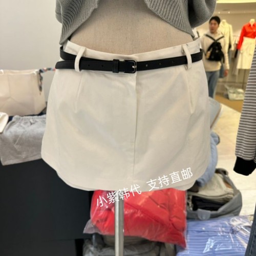 韩国东大门代购BAGUETTE-P 26春新款纯色百搭宽松显瘦休闲裙裤女