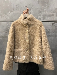 韩国THE VETIVER-A东大门2026秋冬女装新款时尚百搭毛绒外套女