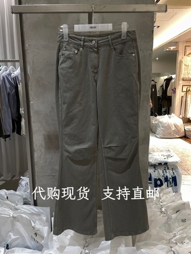 韩代NUESE韩国东大门2026秋女装新款时尚百搭显瘦微喇休闲裤女