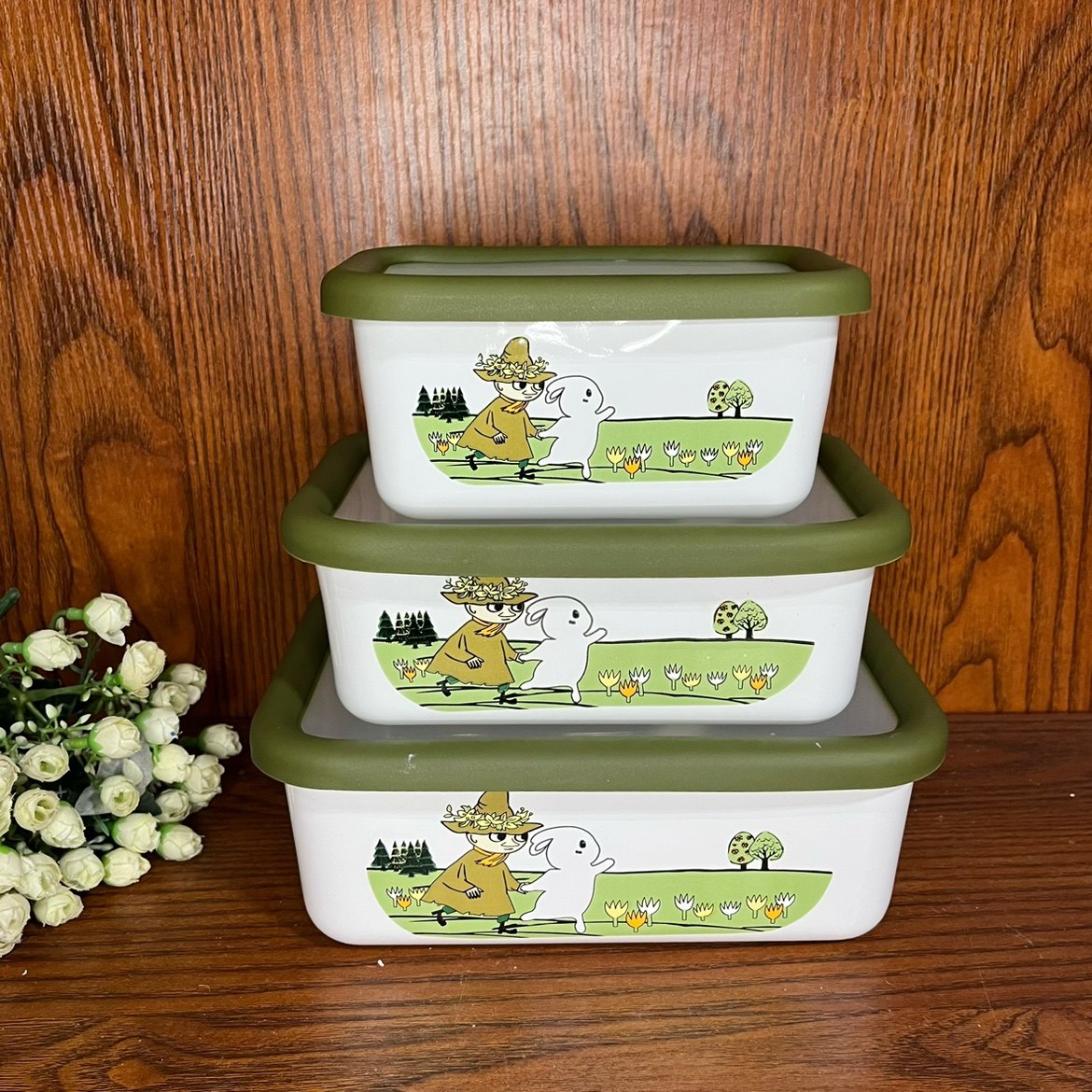 珐琅搪瓷加厚保鲜盒露营便当盒带盖泡面盒水果沙拉盒可直火加热,餐饮具,保鲜盒,淘宝优惠券,粉丝福利购,淘宝优惠卷