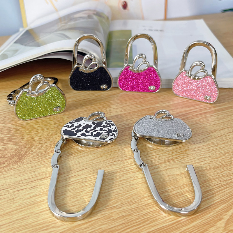 蝶花挂包钩创意时尚挂钩免粘贴无痕桌边挂包钩女士包包便携挂包钩,收纳整理,挂钩/粘钩,淘宝优惠券,粉丝福利购,淘宝优惠卷