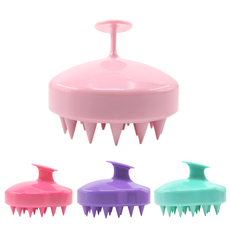 Portable Hair Shampoo Brush Soft Silicone brush hair massage